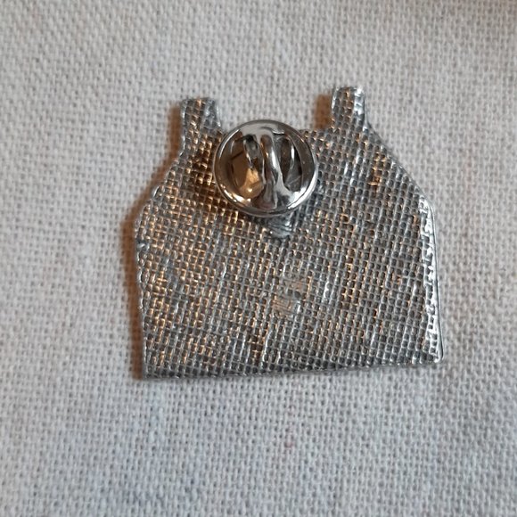 Vintage Pewter Brooch Pin Lot LCD Ann Clarke for Teacher Cottage Core - Picture 6 of 13